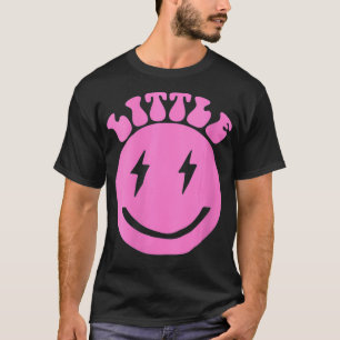 Womens Gbig Big Little Sorority Reveal Smily Ansik T Shirt