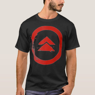 Womens Ghost från Tsushima Sword Kanji med Falling T Shirt