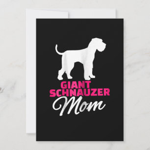 Womens Giant Schnauzer Mamma Meddelande