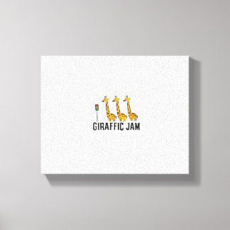 Womens Giraffic Sylt Funny Giraffe Giraffe Pun Cut Canvastryck