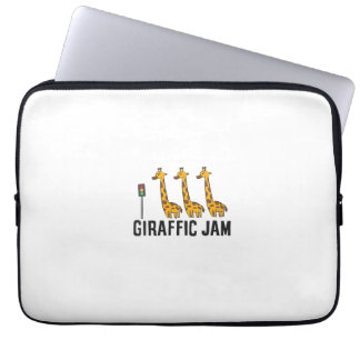 Womens Giraffic Sylt Funny Giraffe Giraffe Pun Cut Laptop Fodral