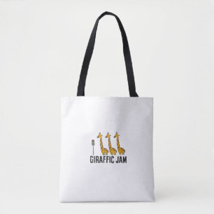 Womens Giraffic Sylt Funny Giraffe Giraffe Pun Cut Tygkasse