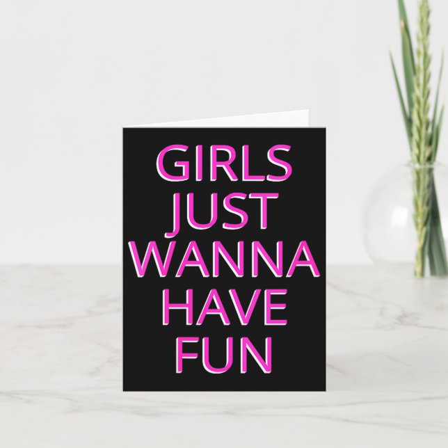 Womens Girls Just W Have Fun V-neck  Kort (Framsida)
