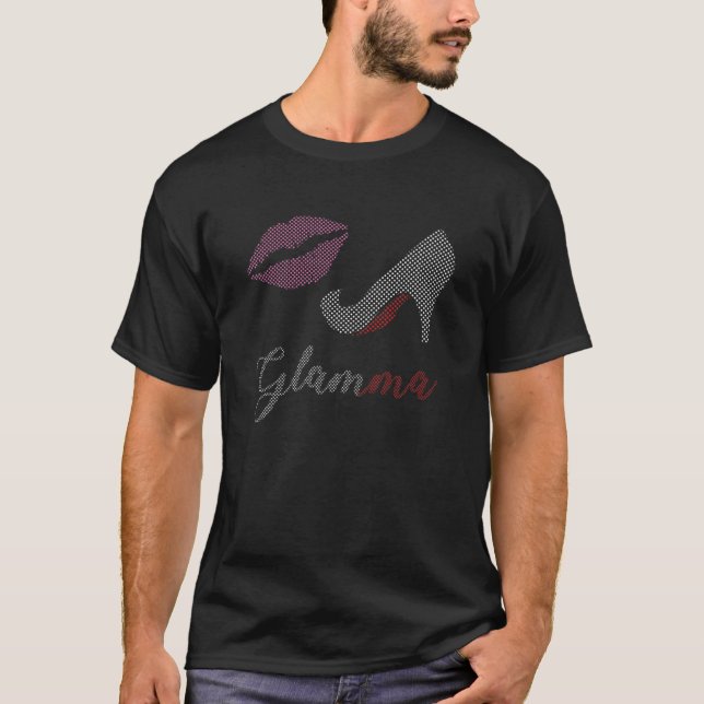 Womens Glamma Kiss och High Heel - Best Mor D T Shirt (Framsida)