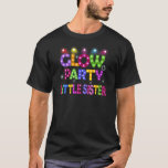 Womens Glow Party Little Sister Birthday Ljus Pa T Shirt<br><div class="desc">Könsglimt Party lilla syster Birthday Ljus Party.</div>