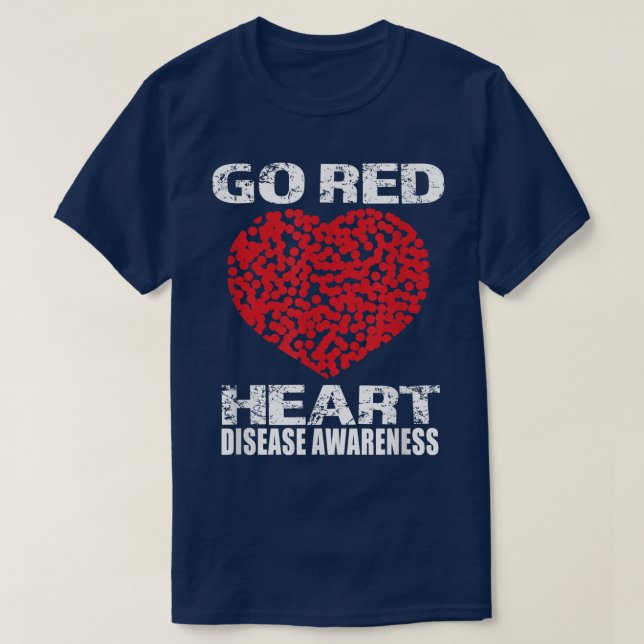 Womens Go Red For Heart Health Awareness Month 202 T Shirt (Design framsida)