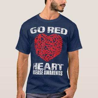 Womens Go Red For Heart Health Awareness Month 202 T Shirt