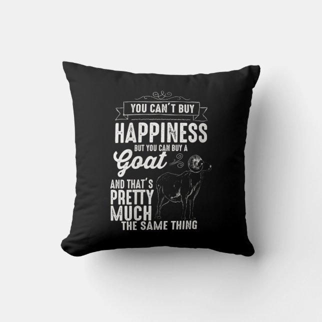 Womens Goat Älskare Goat Gift Kudde (Framsida)