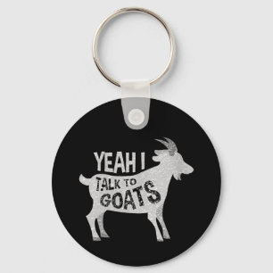 Womens Goat Älskare Goat Joke Gift Nyckelring