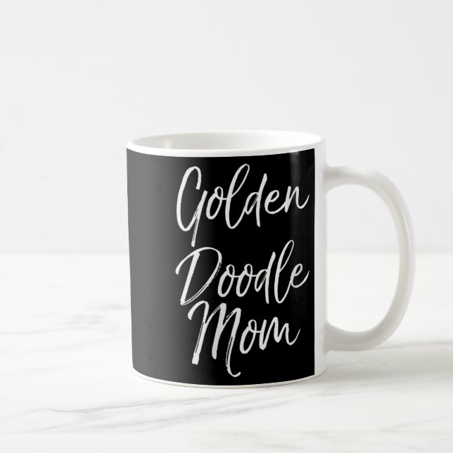 Womens Goldendoodle Odle Mother's Day Gift Cute Go Kaffemugg (Höger)