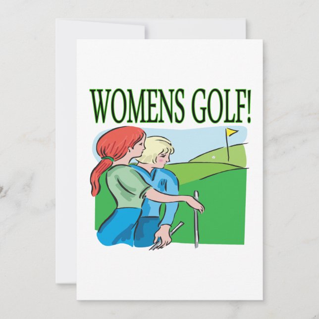 Womens Golf Inbjudningar (Framsida)