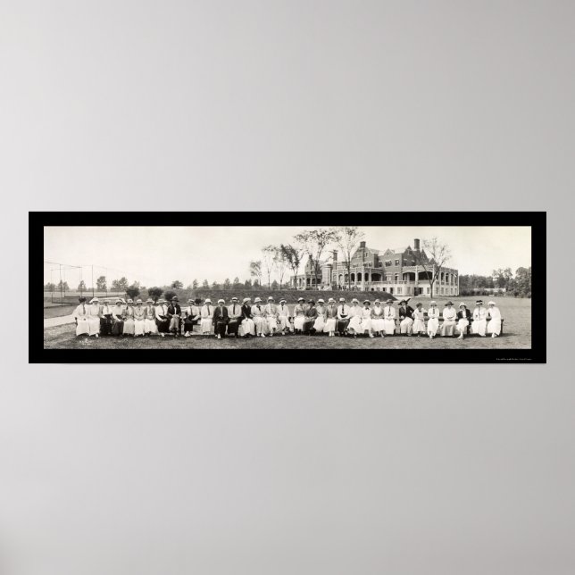 Womens Golf NY Photo 1913 Poster (Framsidan)