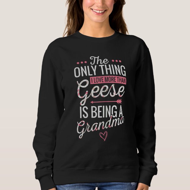 Womens Goose Grandma T Shirt (Framsida)