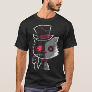 Womens Goth Summer Graphic Harajuku Gothic Creepy T Shirt