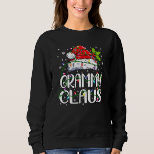 Womens Grammy Claus Shirt jul Ljus Pajama T