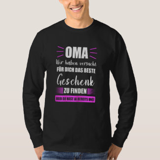 Womens Grandma Grandmor Grandson Family T Shirt