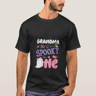 Womens Grandma Of The Spooky One 1st Birthday Hall T Shirt