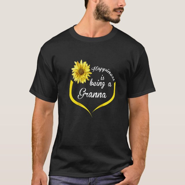 Womens Granna Happanna är en granna Raglan T Shirt (Framsida)
