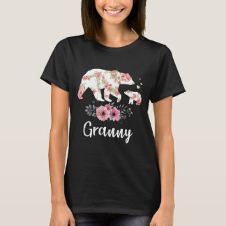 Womens Granny Bear Mors dag  T Shirt