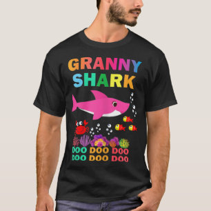 Womens Granny Shark Shirt Matching Family Mor T
