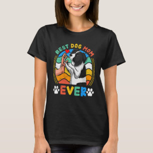 Womens Gräns Collie Best Hund Mamma någonsin Hund T Shirt