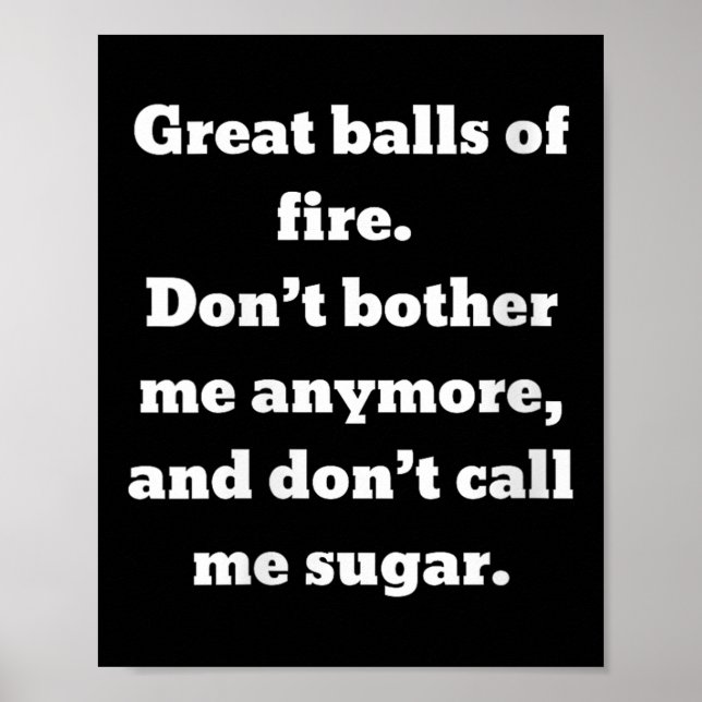 Womens Great Of Fire. Don't Bother Me Anymore And  Poster (Framsidan)