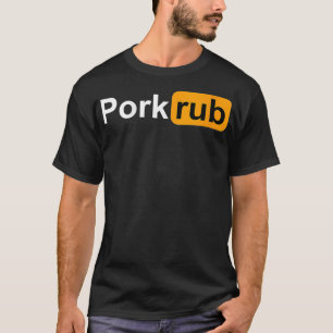 Womens Gris Rub, Funny BBQ, Barbecue VNeck T Shirt