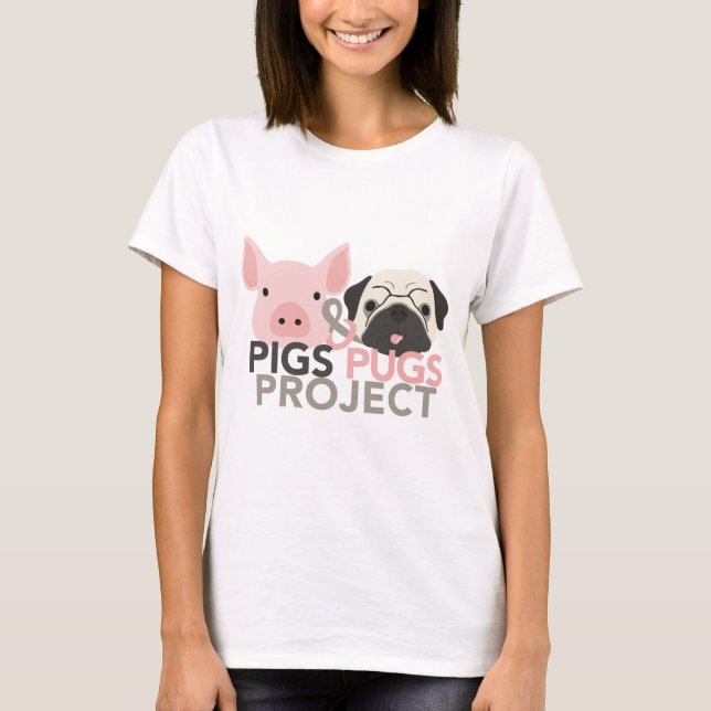 Womens Grisar & Pugs Project Sweatshirt T Shirt (Framsida)
