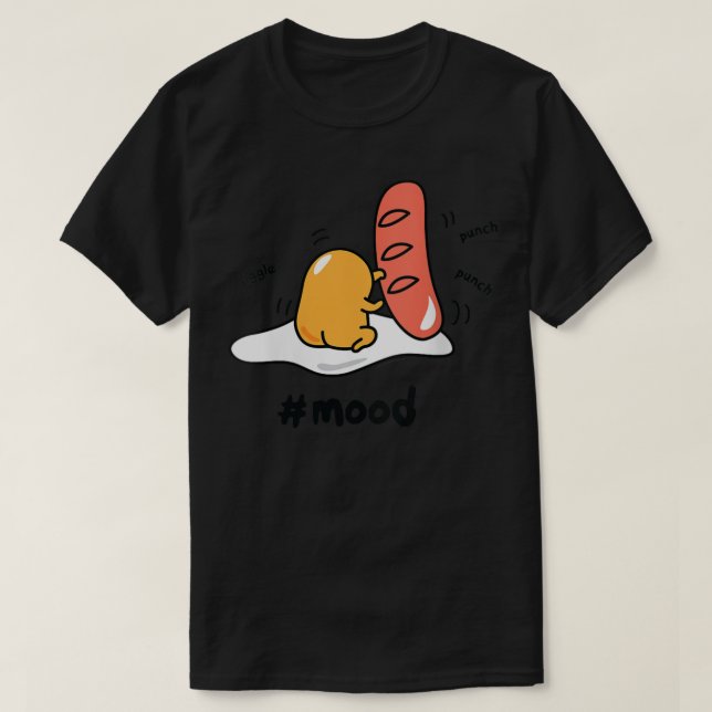 Womens Gudetama Lazy Egg #mood Boxing Slående T Shirt (Design framsida)