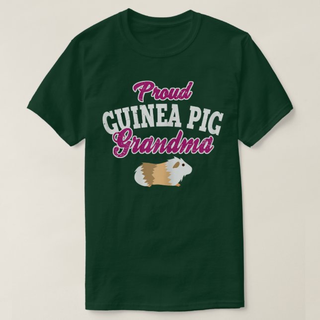 Womens Guinea Gris Grandma T Shirt (Design framsida)