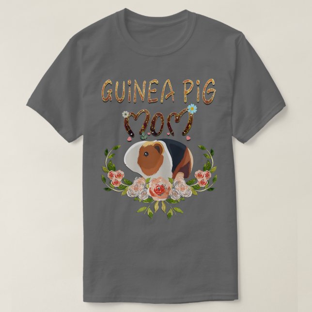 Womens Guinea Pig Mom Funny Pet Owne Guinea Pig Lo T Shirt (Design framsida)