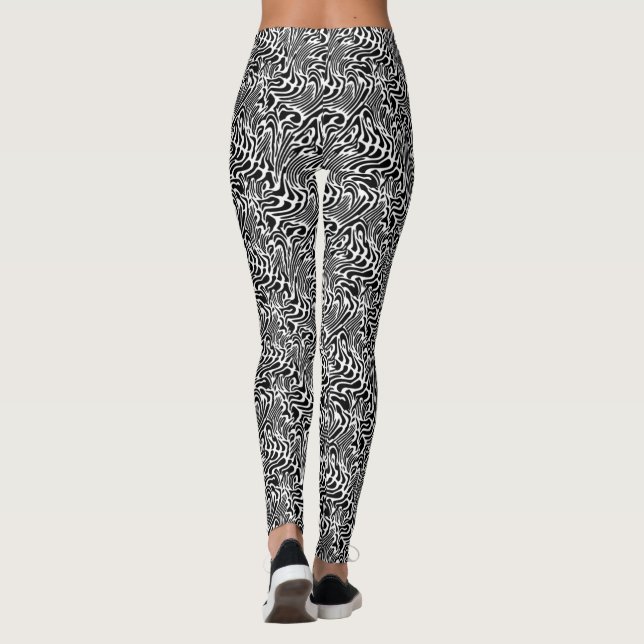 Womens Gym Yoga Sport Leggings (Baksida)