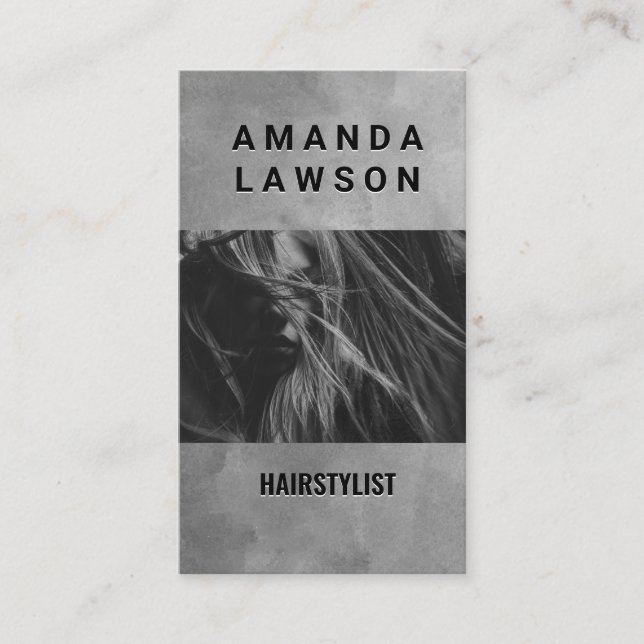 Womens Hair | Barber och Stylist Visitkort (Framsida)