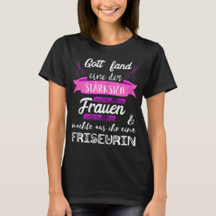 Womens Hairdresser Barber Hair Stylist Salon Haird T Shirt