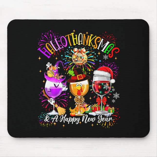 Womens Hallothanksmas &amp; A Happy New Year Firew Musmatta (Framsidan)