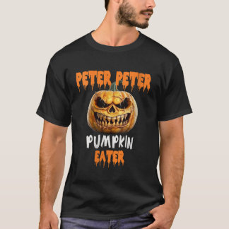 Womens Halloween Funny Peter Pumpkin Eater VNeck 2 T Shirt