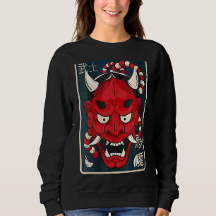 Womens Hannya Mask Japansk kvinnlig demonmask T Shirt