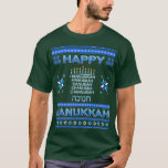 Womens HANUKKAH SWEATER UGLY HANUKKAH SWEATER Han T Shirt<br><div class="desc">Womens HANUKKAH SWEATER UGLY HANUKKAH SWEATER Hanukkah .</div>