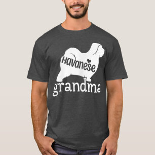 Womens Havanese Grandma Gifts Cute Havanese Hund L T Shirt