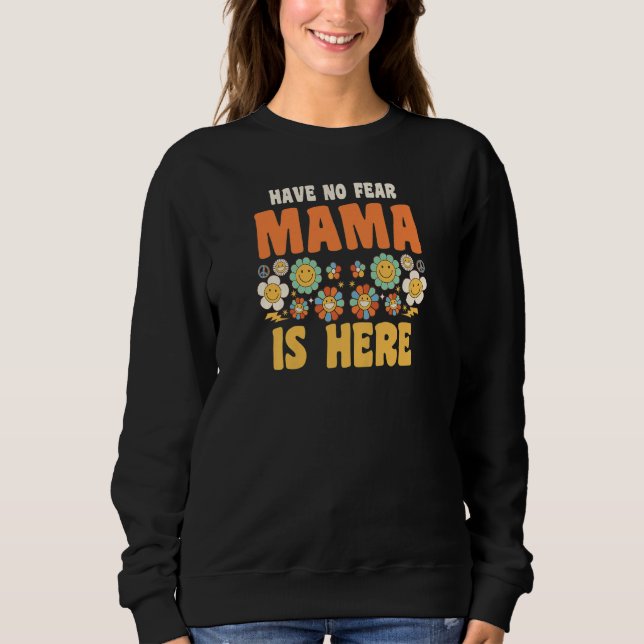 Womens have no fear mama is here Grandma   T Shirt (Framsida)
