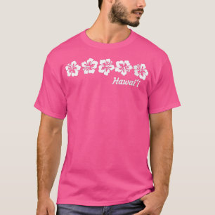 Womens Hawaii Hibiscus Flower Hawaiian VNeck T Shirt