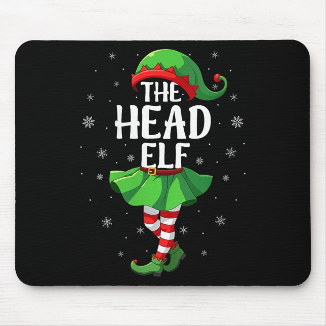 Womens Head Elf Christmas Girls Women Elf Squad Xm Musmatta (Framsidan)