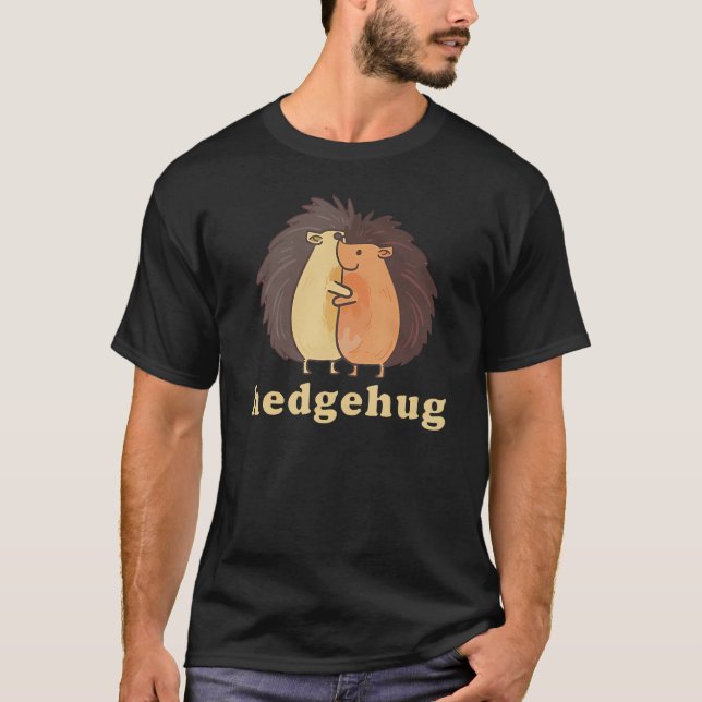 Womens Hedgehog Valentine Hedgehog Costume  Hedgeh T Shirt (Framsida)