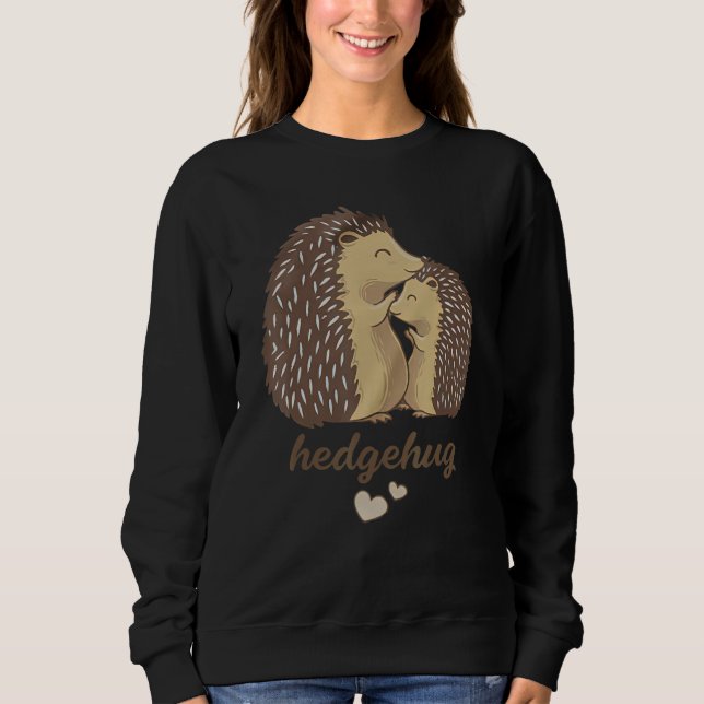 Womens Hedgehog Valentine Love Hedgehog Costume He T Shirt (Framsida)