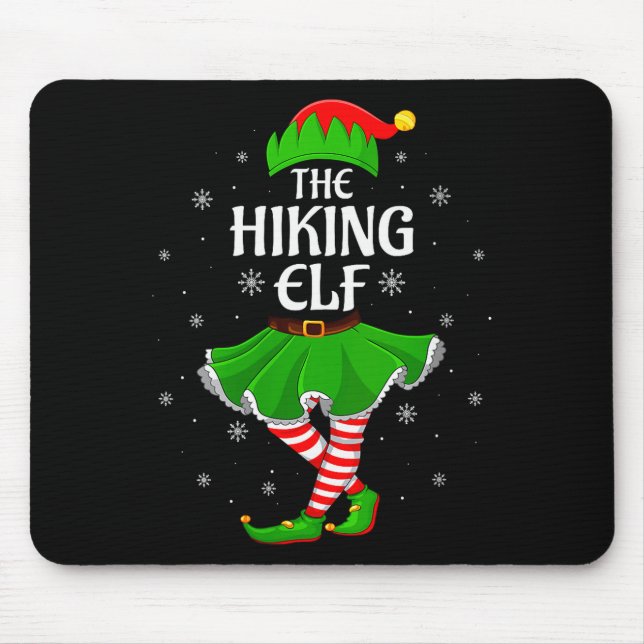 Womens Hiking Elf Christmas Family Girls Women Elf Musmatta (Framsidan)