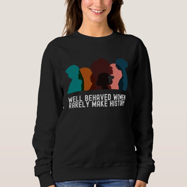 Women's History Month Fans  Quotes Family T Shirt (Framsida)