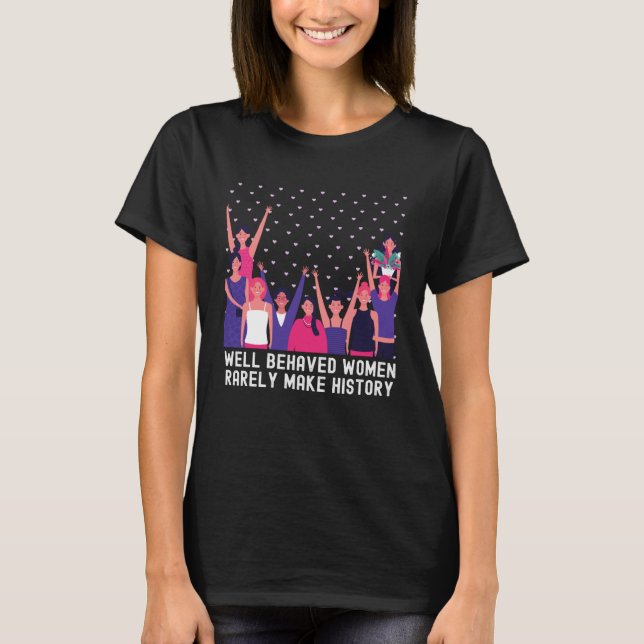 Women's History Month Group  Quotes Family T Shirt (Framsida)