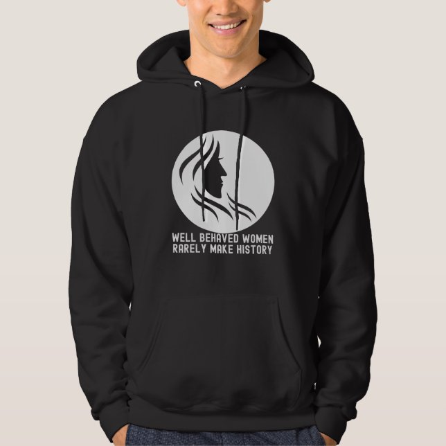 Women's History Month  Quotes Cute Family Hoodie (Framsida)