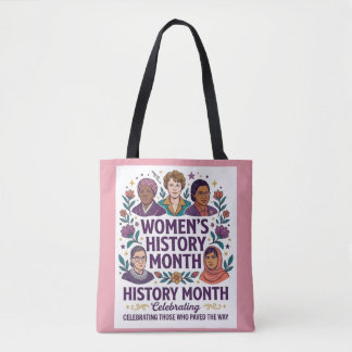Women's History Month Tribute Tote Bag Tygkasse