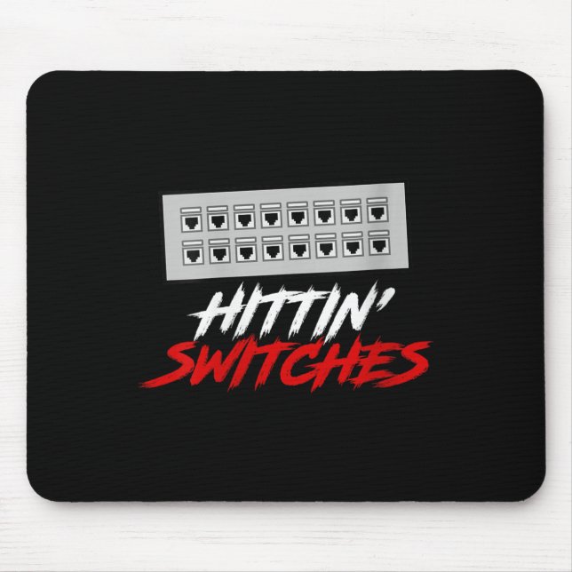 Womens Hittin-switchar Funny Network Admin Tech Hu Musmatta (Framsidan)